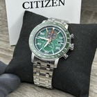 New   tachymeter    Citizen Eco-drive Brycen Green Dial Men s Watch Ca0851-56x  425