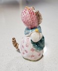 Cousin Ribby Beatrix Potter Figurine Cat Beswick Warne Gold Oval Rare Mint