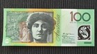 Australia  100 Dollars 2017 Last Prefix He17 Unc Banknote