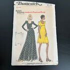 Vintage 1970s Butterick 3513 Betsey Johnson Boho Tie Dress Sewing Pattern 8 Cut