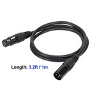 3 2ft Dmx Cable 10pcs 1 Meter Dmx Signal Cables Signal Wires 3-pin Xlr Male