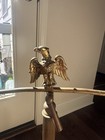Large  Federal Brass And Marble Scale