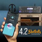 Pyle Compact Bluetooth Stereo Receiver System 200w Fm Radio  2 Inputs 4 Outputs