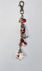 Purse Accessories Key Chain Charms Mini Heart Red Pink 6  Heart Handmade Gift
