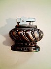 1949  Fully Restored Vintage Silverplated Table Lighter Made In Japan 