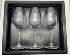 Rodwine Fine And Modern Etching White Wine Glasses Set Of 3