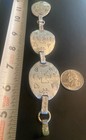 Vtg early Southwest Navajo Native American Silver Tone Handmade Bracelet Motifs