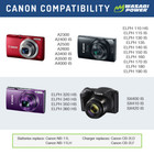 Wasabi Power Battery  2-pack  And Charger For Canon Nb-11l  Nb-11lh