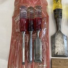 Lot Of 10 Stanley   Master Mechanic Wood Chisels  1 2  1tom 2 Inch   M0156