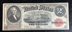 1917 Large Size Two Dollar  2 Red Seal United States Legal Tender Note