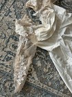 Handmade Ivory Satin Lace Edwardian Long Sleeve Wedding Dress Original