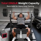 Flybird Adjustable Weight Bench W Bench Press Rack  Leg Extension And Leg Curl