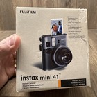 Fujifilm Instax Mini 41 Instant Film Camera Auto Exposure Black