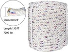 Arborist Bull Rope Rigging Hoisting Line 5 8  X 150ft Utility Rope High Strength
