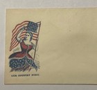 Rare Unused Civil War Patriotic Cover     Our Country First    