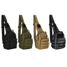 Mens Backpack Chest Pack Tactical Sling Shoulder Bag Molle Chest Outdoor Hiking