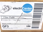 New  Siemens   Ite   - Qf3 - 1  Front Plate Filler Sentron Series  lot Of 10 