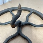 Antique 1880s Singer Treadle Sewing Machine Cabinet Base Cast Iron Fly Wheel