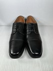 Clarks Tilden Black Leather Cap Toe Oxford Dress Shoes Mens Size 11 5 Wide New