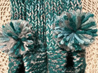 New Amish Handmade Knit Slippers Jade lt Grey Mix Wms Med lg Mans Sm m 9 1 4 