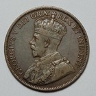 1919 C Newfoundland Canada Large One Cent 1 Penny George V  M312