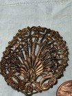4 Vintage  50s To 60s New England Art Deco Scalloped Shell Filigree Findings