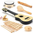 Wooden Kids Musical Instruments - Kids Musical Toys For Toddlers 1-3 - Toddler 