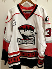 Brett Bellemore Ahl Game Worn Charlotte Checkers Home 2010-11 Autographed Rbk