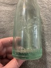 Vintage Lime Cola Mid Script Embossed 6 1 2oz Soda Bottle Savannah  Ga  Georgia