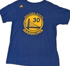 Adidas Stephen Curry Golden State Warriors 13  Nba Blue T-shirt Size Medium 