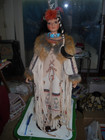 29  Tall Vintage Native American Indian Doll