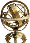 18  Solid Brass Armillary Sphere Vintage Nautical Astrolabe Globe Nautical Decor