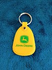 Vintage  John Deere Advertisement Keychain Tag With Keyring 
