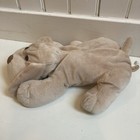 Toys R Us Animal Alley Brown Tan Dog Puppy Laying Flappy Ears Plush Stuffed Toy