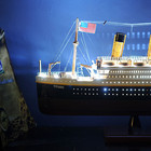 Titanic Painted With Lights Ship Model Wooden Handicraft Fully Assembled