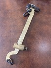 Antique Brass Balance Scale With Sliding Weight And Hook