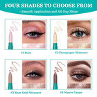 4 Colors Eyeshadow Stick Eye Shadow Brightener Stick Pencil Set Equivalent