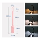 Usb Rechargeable Mini Led Book Light Clip-on Night Lights Adjustable Brightness