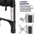 14 5 Ft Aluminum Telescoping Ladder  Lightweight Multi-purpose Collapsible Ex   