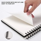8 5x11inches Hardbound Sketch Book  Spiral Bound Sketch Pad  80-sheets 90gsm