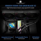 Thermalright Frozen Vision 360 Argb Black V2-liquid Cpu Water Cooler with Pwm Fa