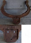 Antique Cast Iron 62 Dinner Bell Yoke