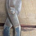 Wiss Inlaid Forged Steel Shears Set Of 4 Silver Steel Handle Vintage Tools