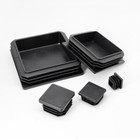 Square rectangle Tubing Plastic End Cap Plug Pipe Tube Chair Insert Glide Covers