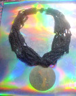 Tohono O odham Shaman Oricle Divination Mirror Secret Scrying Disk Bead Necklace