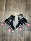 Vintage Betty Lytle Hyde Cap Toe Leather Roller Skates Size 8 1 2 - 9