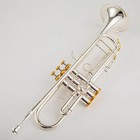New 8335 Bb Trumpet B Flat Silver Plated Professional Trumpet With Leather Case