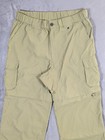 Boys Scout Of America Pants Mens Small Olive Green Cargo Relaxed Fit Convertible