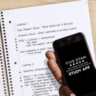 Five Star Spiral Notebook   Study App  5 Subject  College Ruled Paper  Fights   