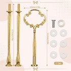 3 Tier Tray Plate Hardware Kit Cake Stand Hardware Kit Flower Design Cupcake    